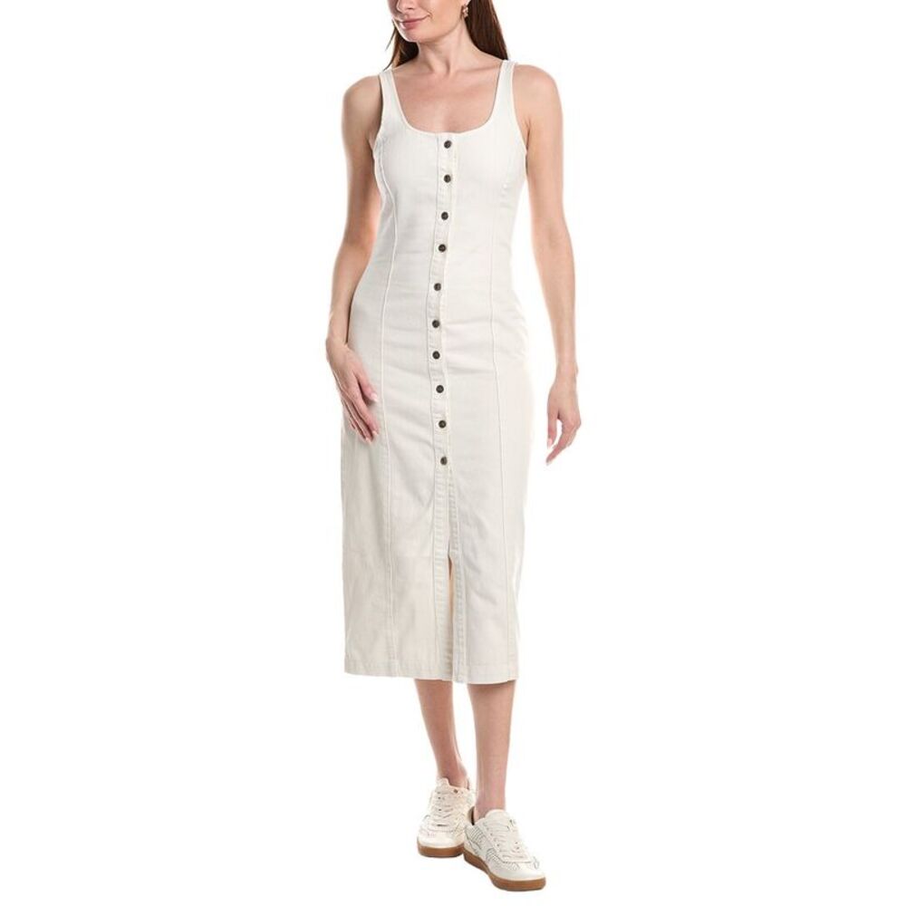 Saltwater Luxe Womens Tank Midi Dress, White